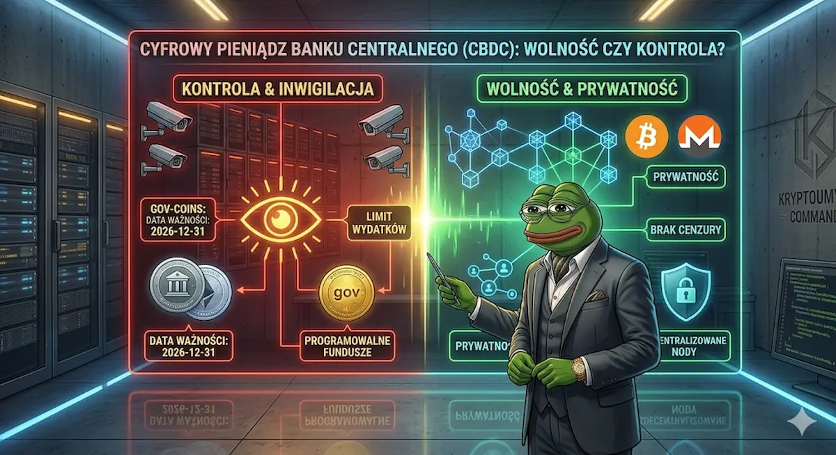 Cyfrowy pieniądz banku centralnego (CBDC) - Pepe chroni prywatność